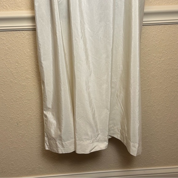 A New Day Creamy White Spaghetti Strap Adjustable Mid Dress Pockets & Bows NWT 4 - Picture 4 of 13